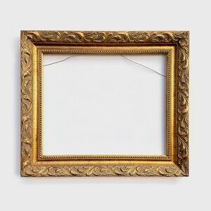 Large Ornate Gold Wood Frame - Fits 22×18 Artwork - Vintage Baroque Style